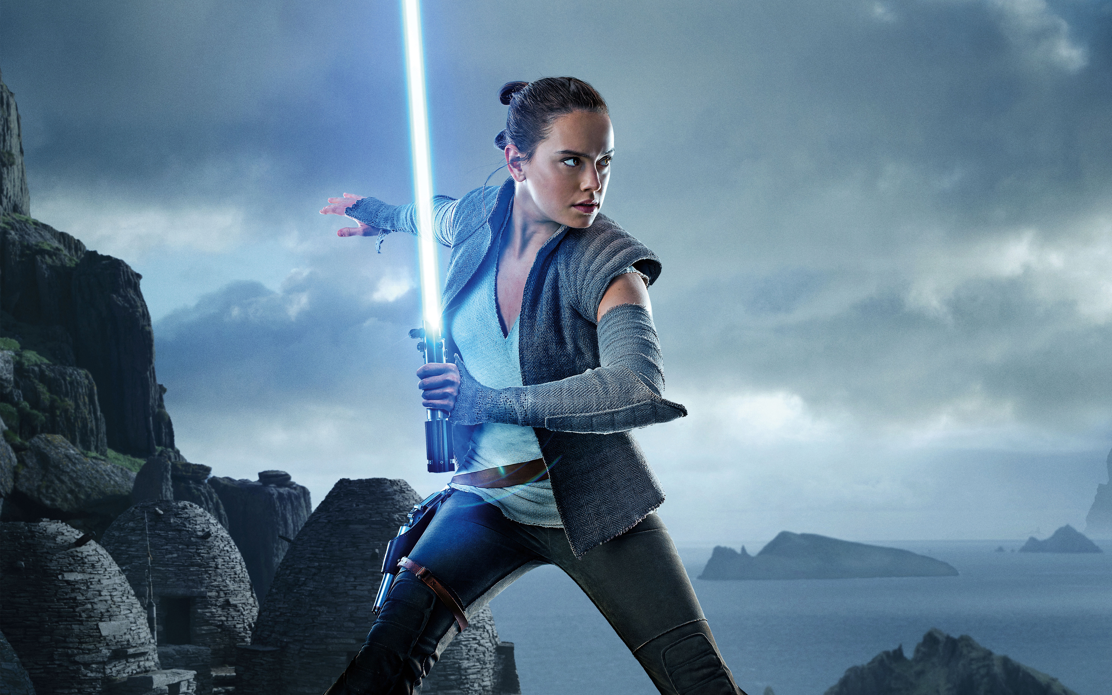 Daisy Ridley as Rey Star Wars The Last Jedi 5K2357418082